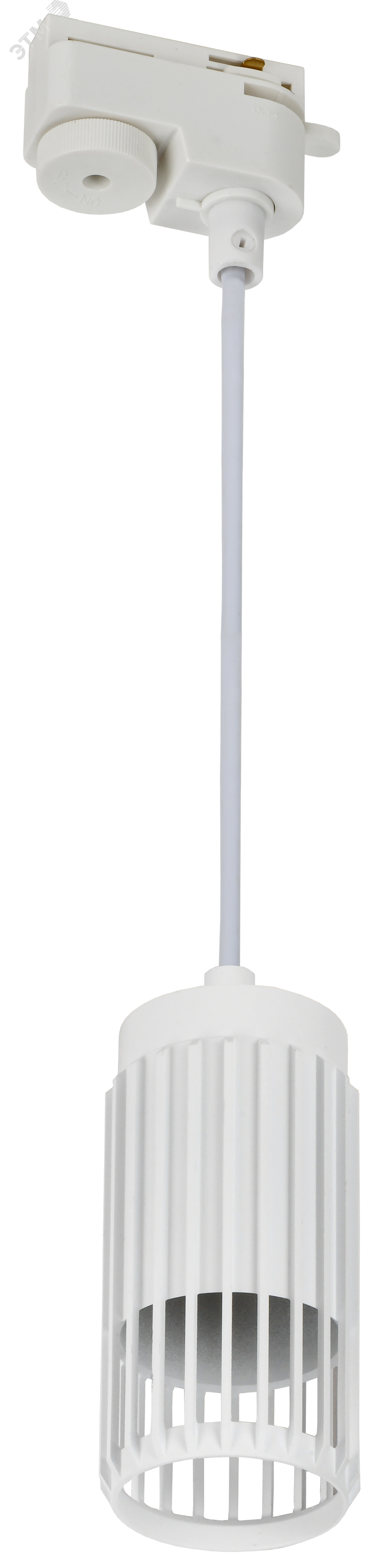 LIGHTING Светильник 4213 декоративный трековый подвесной под лампу GU10 белый IEK