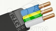 Кабель силовой ВВГ-Пнг(А)-LSLTx 3х4 (N.PE)-0.660 однопроволочный (бухта)