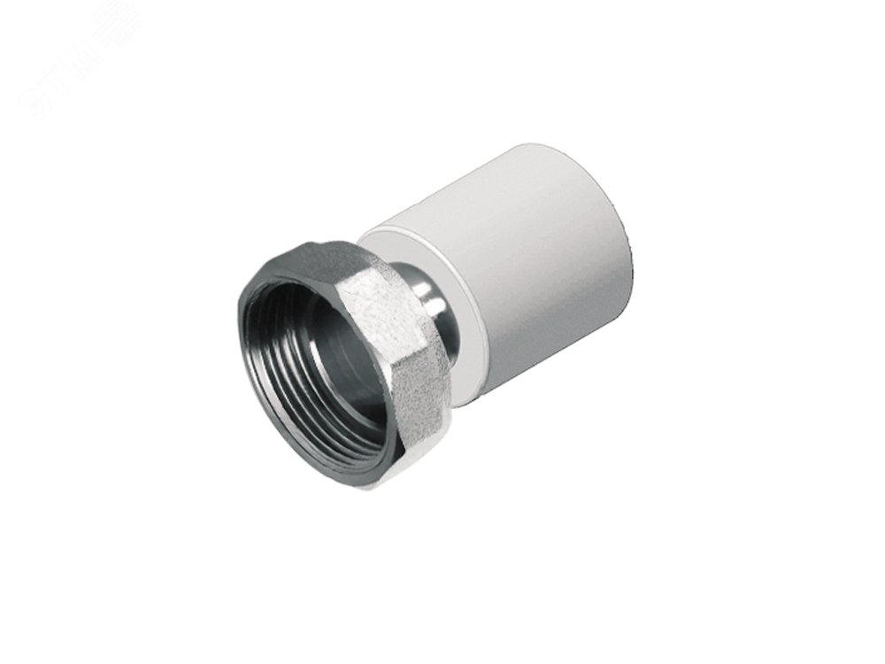Муфта с накидной гайкой 25×1 PPRC (БЕЛЫЕ)