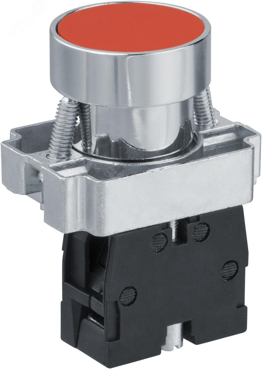 Кнопка NBI-B-08-R красная d22мм NC