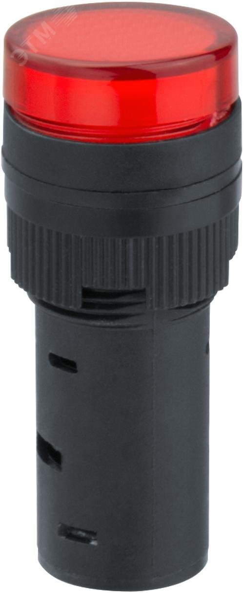 Лампа индикаторная NBI-I-AD16-230-R красная d16мм 230В AC/DC