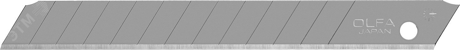Лезвия для ножа 9х80х0.38 мм 10 шт.