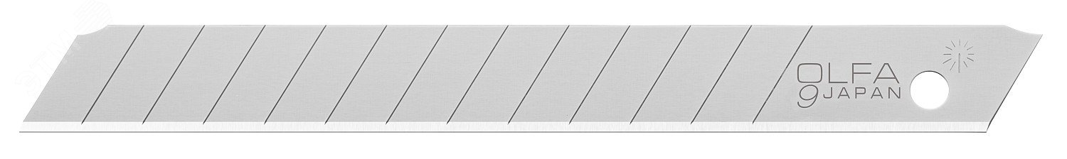 Лезвие сегментированное 9х80х0.38 мм 50 шт.