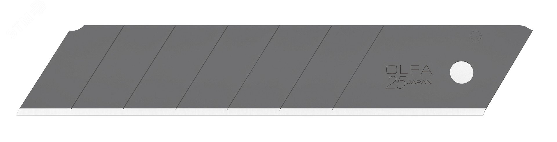 Лезвие EXCEL BLACK сегментированное, 20 шт, 25 мм в пластиковом кейсе