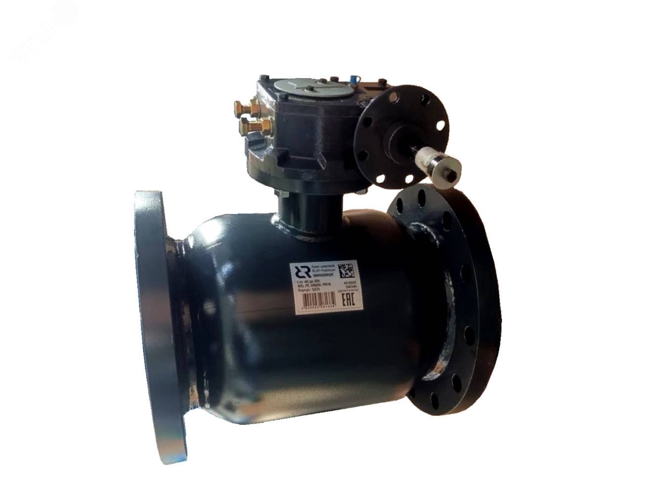 Кран шаровой FF DN250 PN25 GF (фланцевый, под привод, стандартный проход)