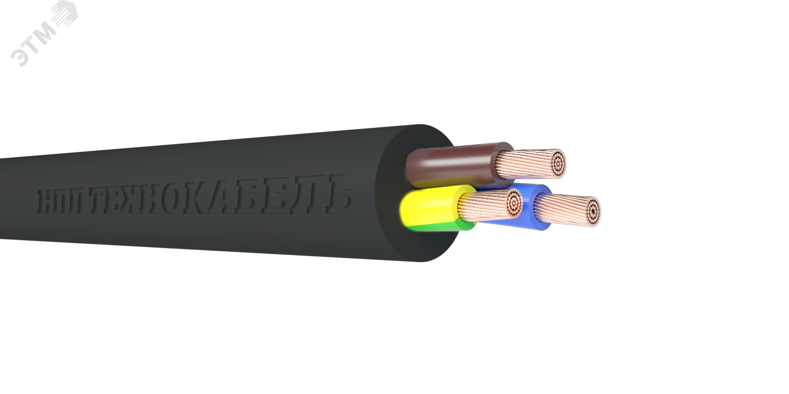 Провод ПВСнг(А)-LS 3х2,5(2х2,5+1х2,5ч) ТРТС