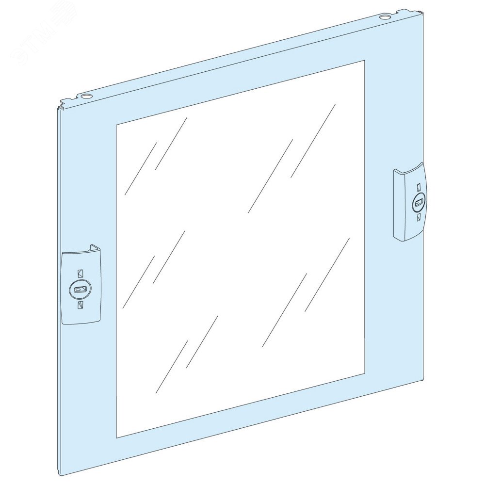 ПРОЗРАЧНАЯ ПЕРЕДНЯЯ ПАНЕЛЬ, 9 МОДУЛЕЙ, Ш = 250 ММ