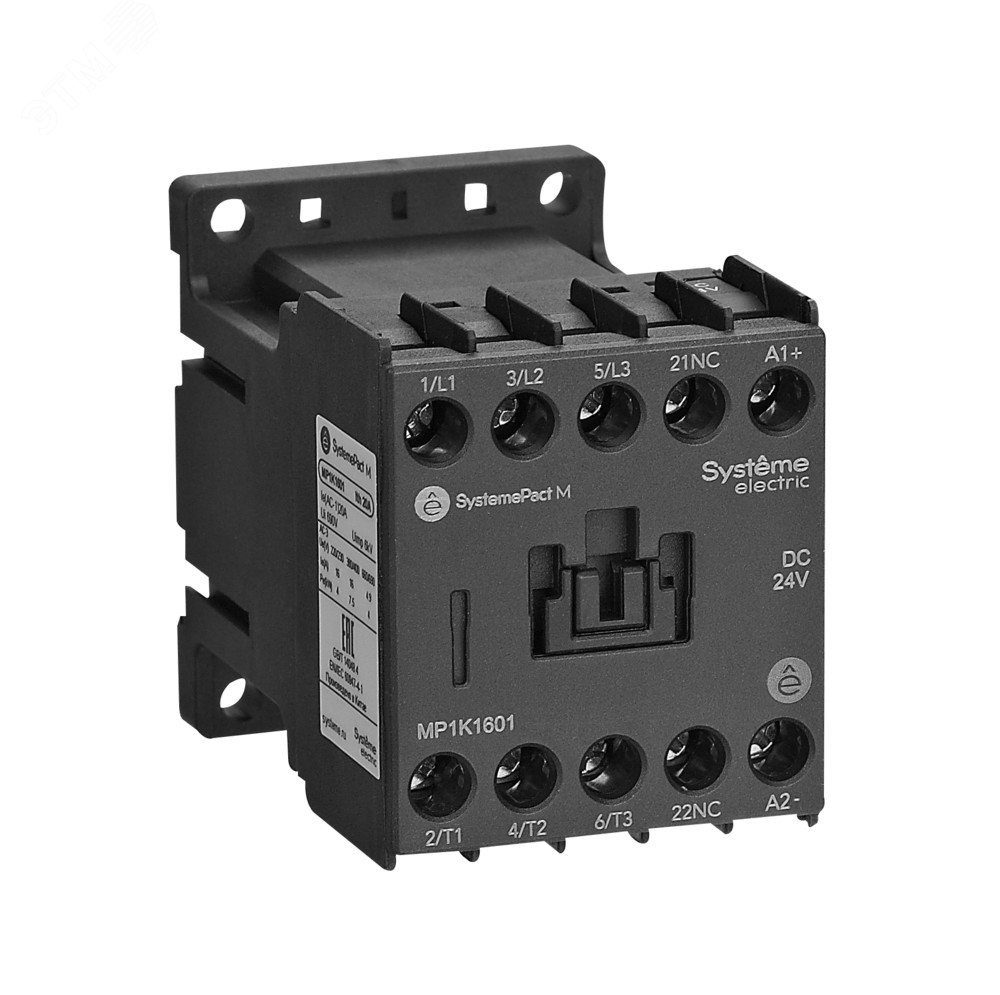 Контактор MP1K 4P(2НО+2НЗ) 16A DC48V