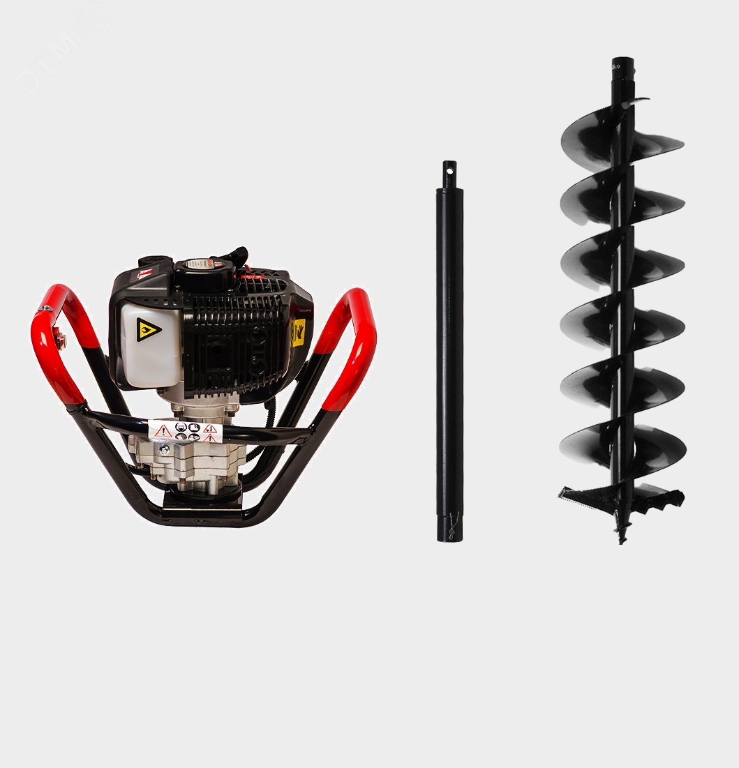 Спецкомплект FROZEN & ROCKY GroundDrill SET N2 (Бензобур GroundDrill-2 + шнек Frozen Ground Drill 150 (800 мм) + удлинитель Extension 500 (50 см))