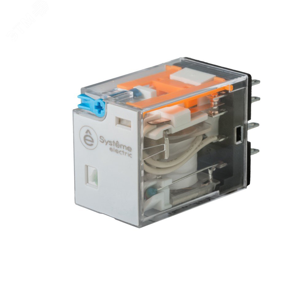 Реле 6A 4CO 12VDC тест кнопка LED