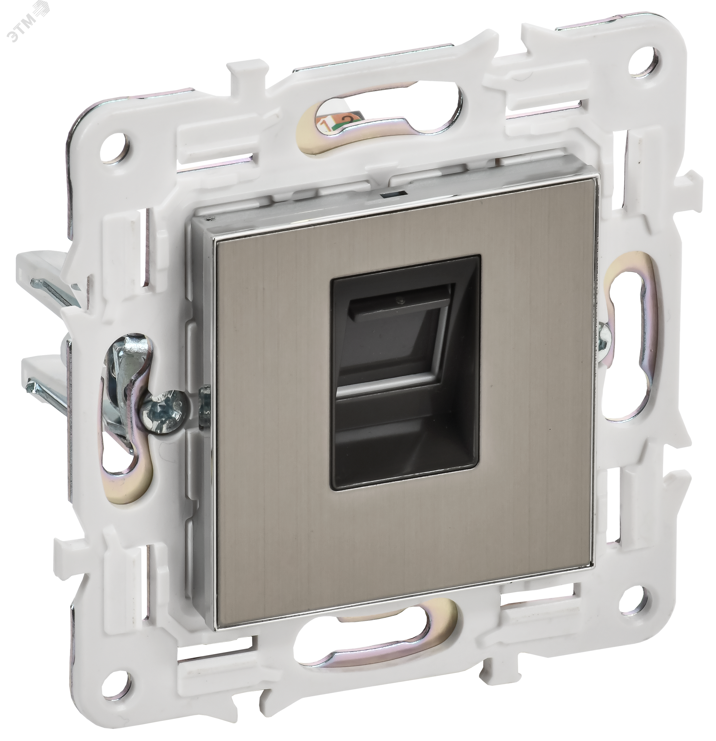 SKANDY Розетка компьютерная RJ45 кат.5E SK-K01N никель IEK