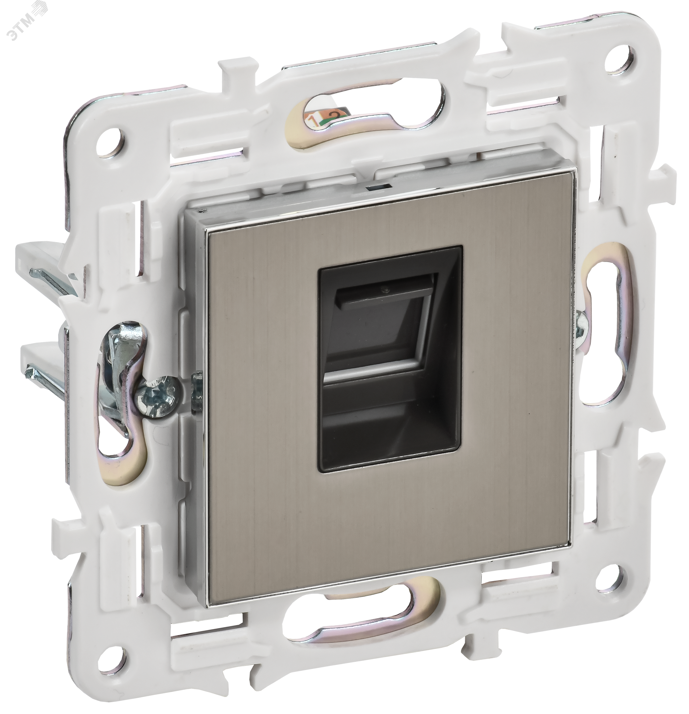 SKANDY Розетка компьютерная RJ45 кат.6 SK-K02N никель IEK
