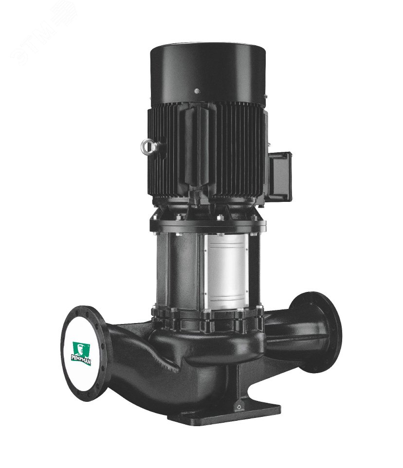 Насос циркуляционный с сухим ротором »in line» TD50-32G/2 (380В, 3кВт, 35м, чугун 110°)