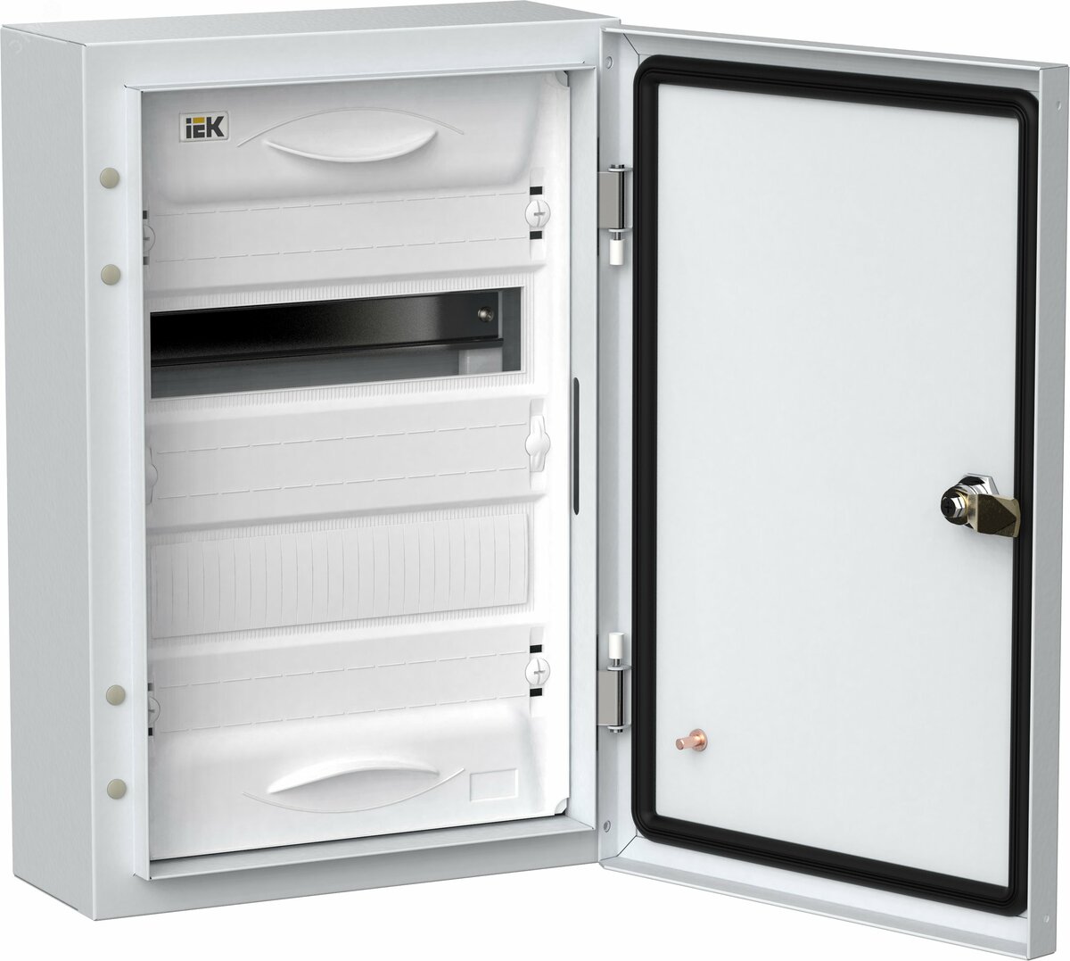 Купить TITAN 5 Корпус металлический ЩРн-24 (1х24) 460х310х140 IP54 белый IEK в Казани TITAN 5 Корпус металлический ЩРн-24 (1х24) 460х310х140 IP54 белый IEK