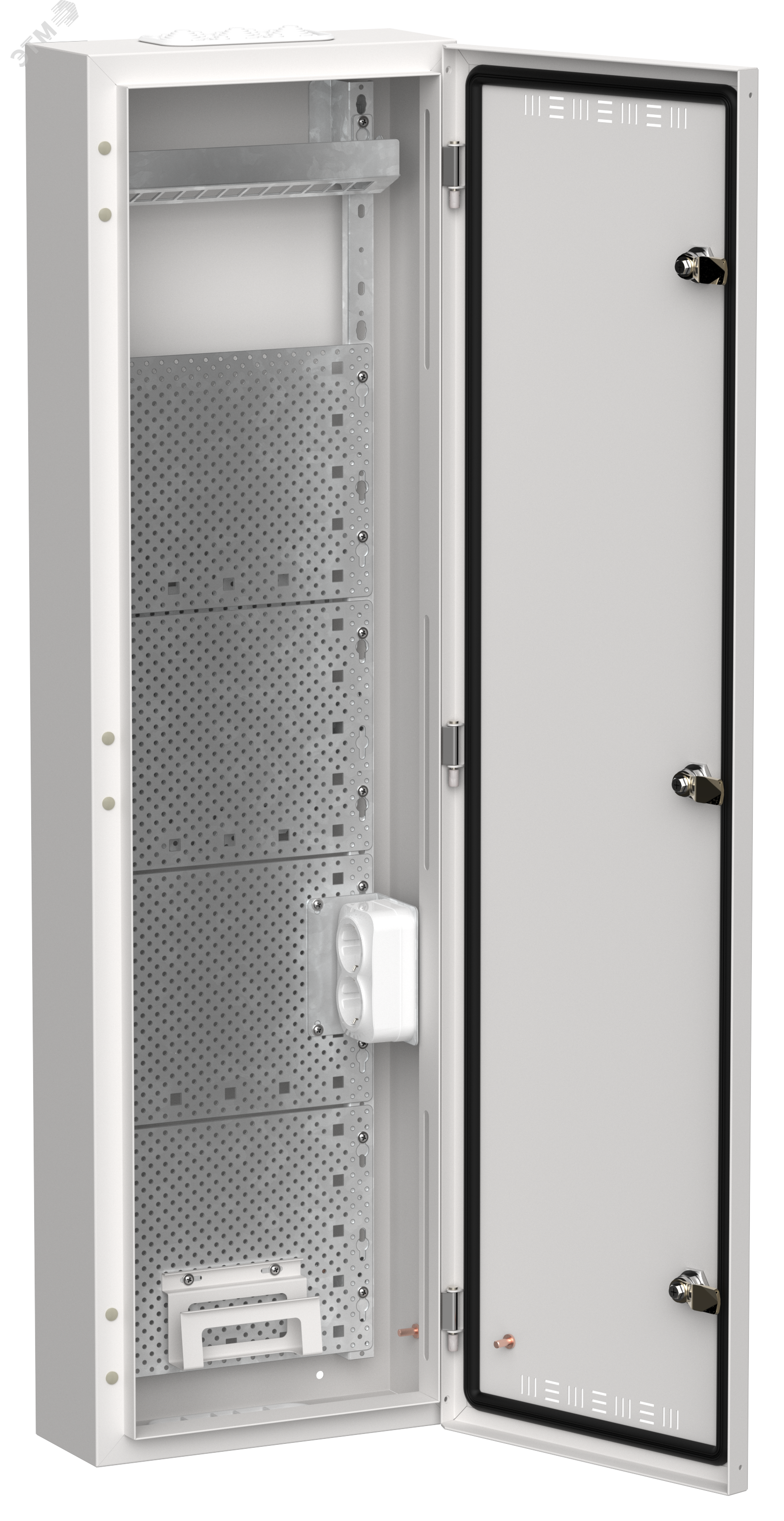 TITAN 5 Корпус мультимедиа ЩРн-84 (1х84) 1085х310х140мм IP30 белый IEK