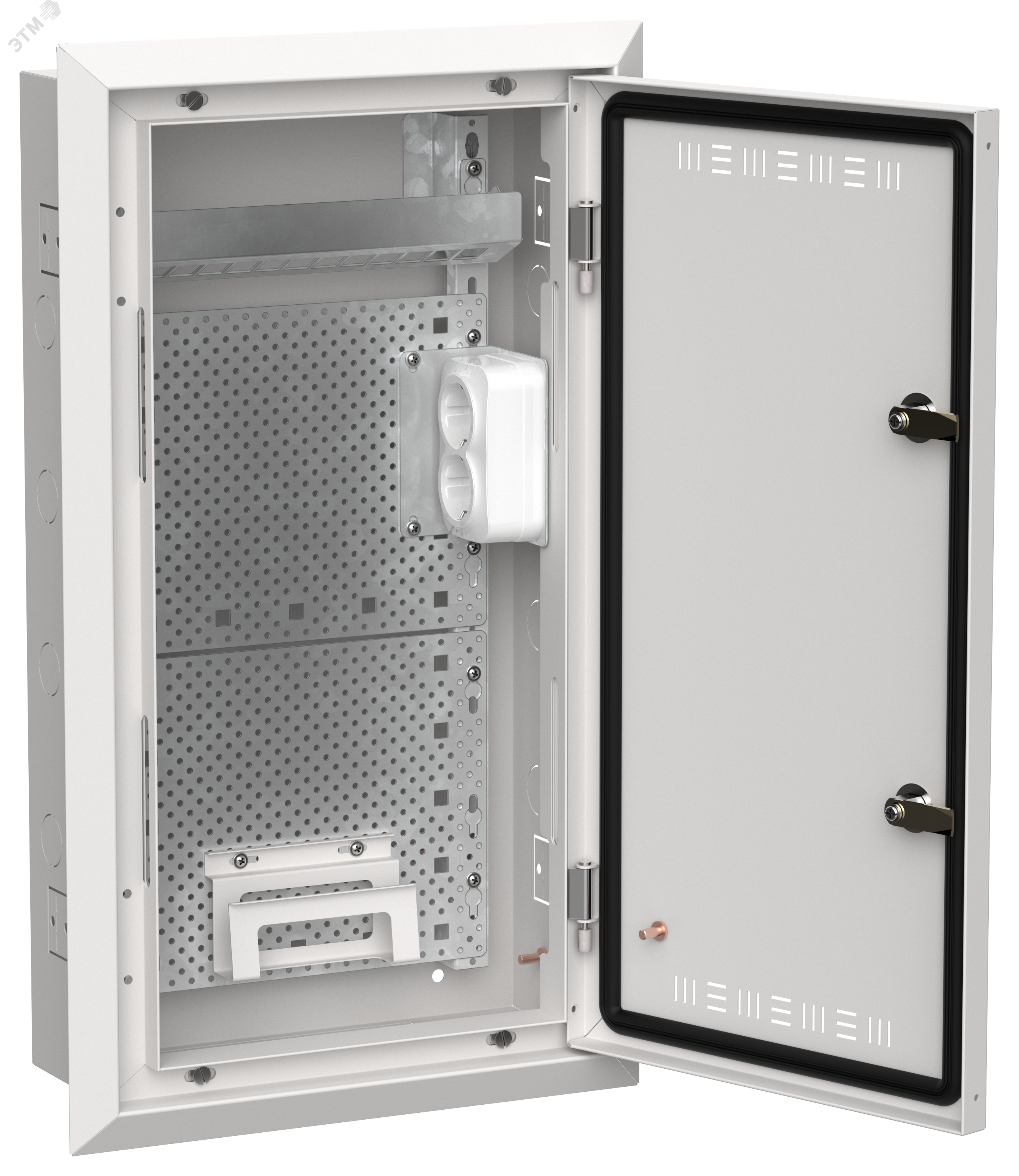 TITAN 5 Корпус мультимедиа ЩРв-36 (1х36) 630х365х130мм IP30 белый IEK
