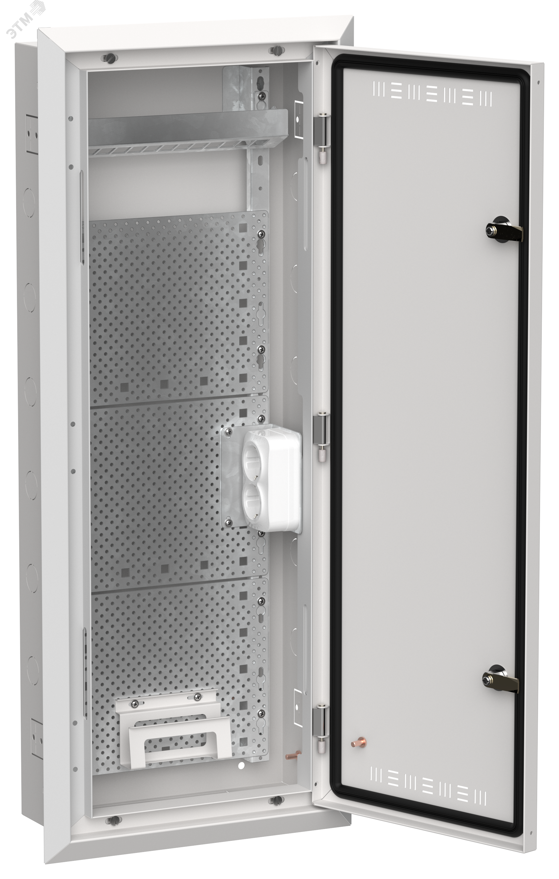 TITAN 5 Корпус мультимедиа ЩРв-60 (1х60) 880х365х130мм IP30 белый IEK