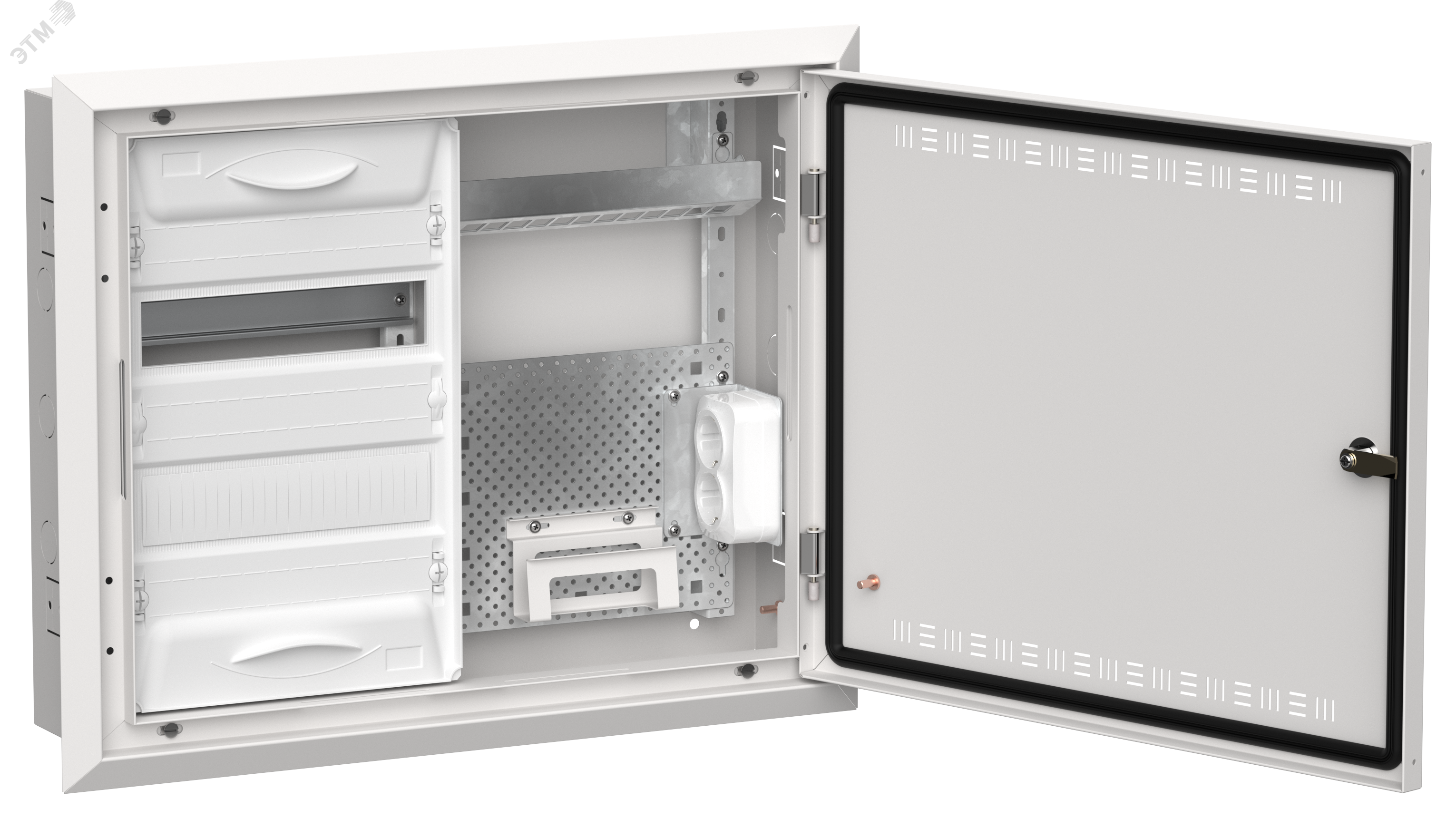 TITAN 5 Корпус комбинированный ЩРв-24 (2х24) белый IEK