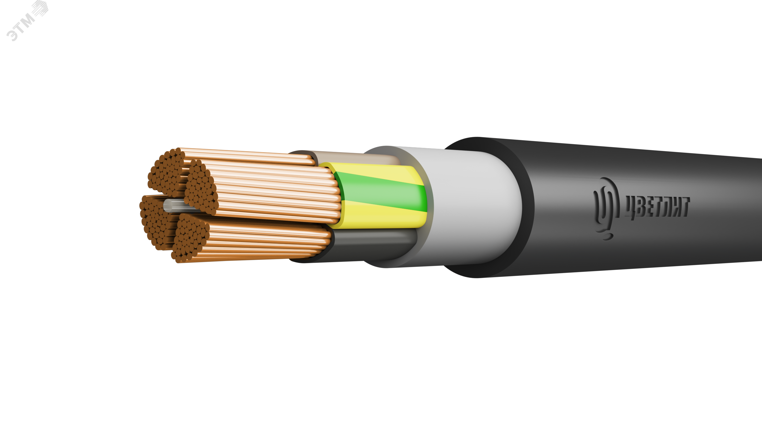 Кабель силовой ВВГнг(А)-LS 4х120мс(N)-1 ТРТС многопроволочный