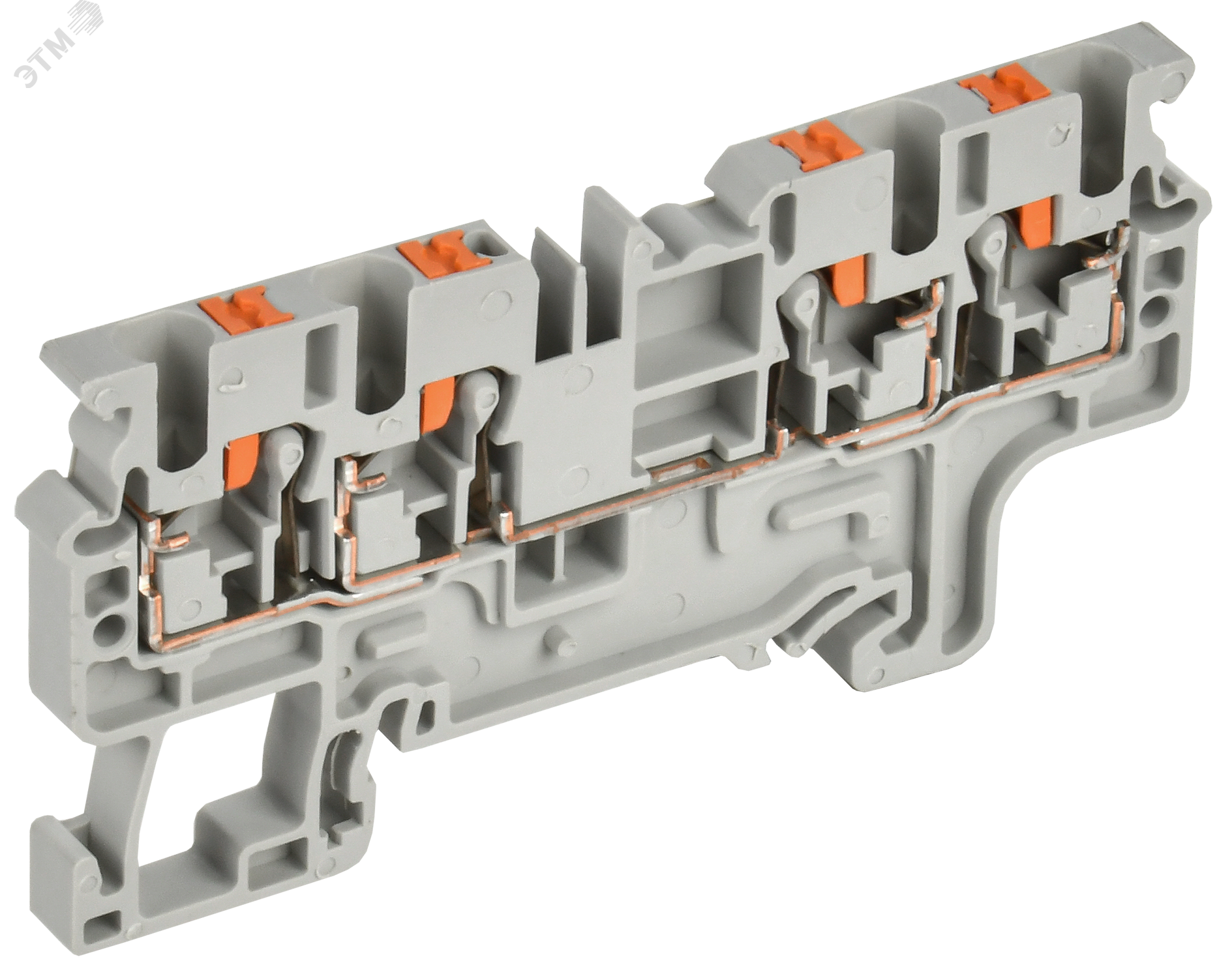 Колодка клеммная CP-MC 4 вывода 2,5мм2 серая IEK