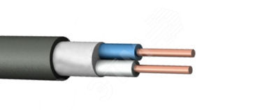 Кабель силовой ВВГнг(А)-LSLTx 2х1,5 ок (N) — 0,66 кВ ТРТС