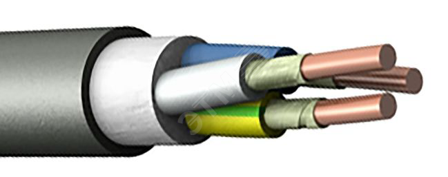 Кабель силовой ВВГнг(А)-FRLS 3х2,5 ок (N.РЕ)-0,66 ТРТС