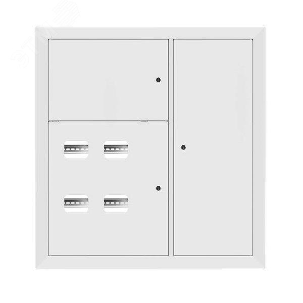 Купить Щит этажный 4 кв. RAL9003 (1000х950х160) Basic в Казани Щит этажный 4 кв. RAL9003 (1000х950х160) Basic