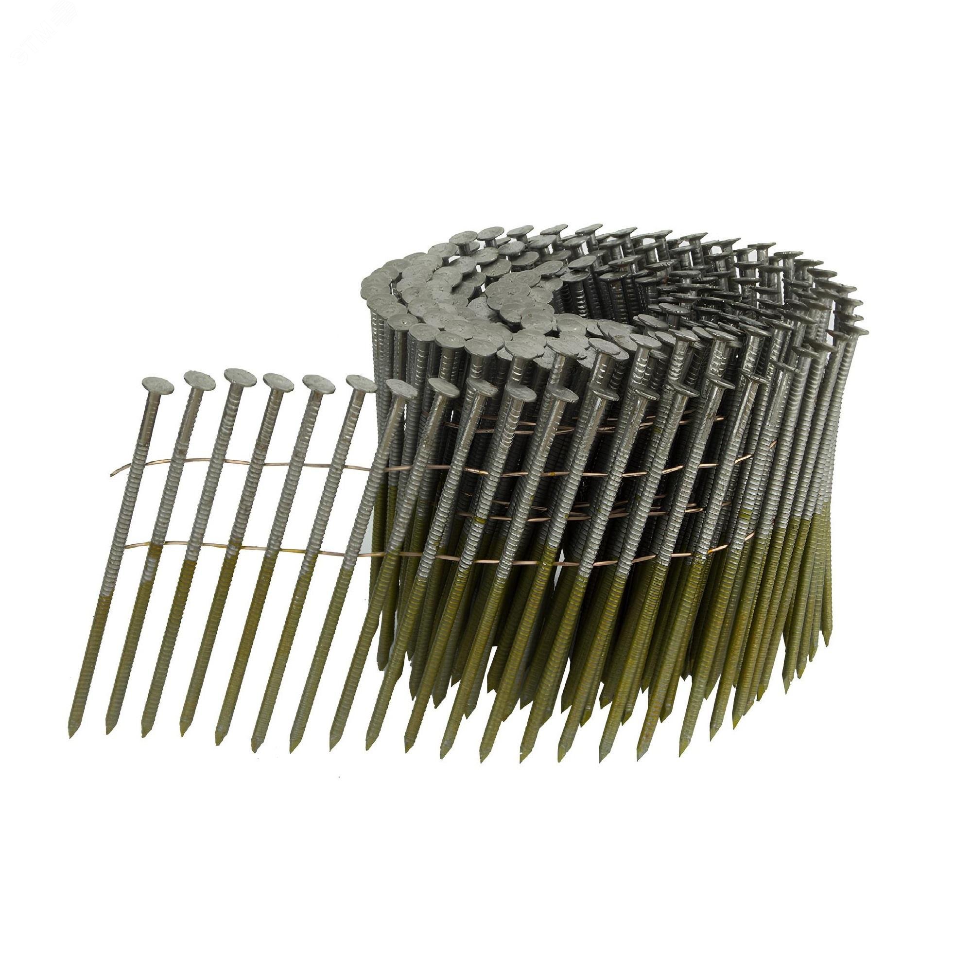 Купить Барабанные гвозди по дереву тип CNW 31/90 BKRi (кольц. накат., 4500шт/уп) в Казани Барабанные гвозди по дереву тип CNW 31/90 BKRi (кольц. накат., 4500шт/уп)