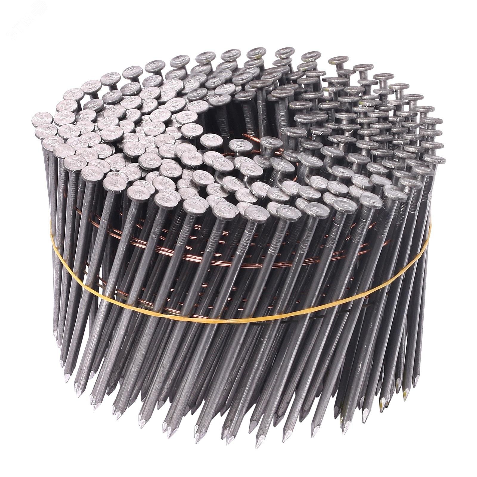 Купить Барабанные гвозди по дереву тип CNW 31/90 BKSm (гладк., 4500 шт/уп) в Казани Барабанные гвозди по дереву тип CNW 31/90 BKSm (гладк., 4500 шт/уп)