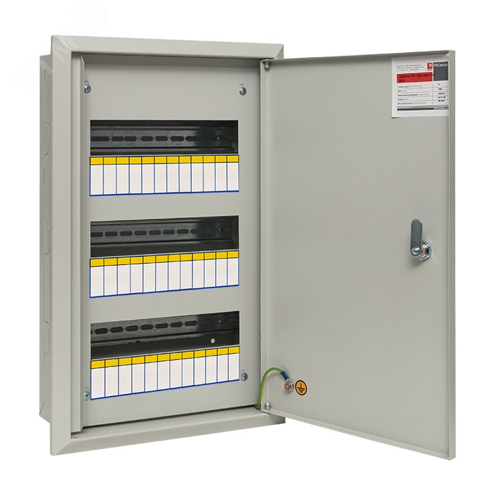 Купить Щит распределительный встраиваемый ЩРв-36з IP31 520х340х120 с замком в Казани Щит распределительный встраиваемый ЩРв-36з IP31 520х340х120 с замком