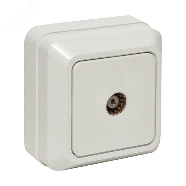 Купить Рим Розетка телевизионная TV 75Ом 5-862МГц белая в Казани Рим Розетка телевизионная TV 75Ом 5-862МГц белая