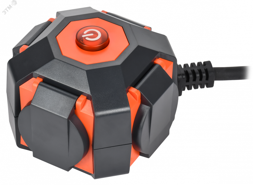 Купить Удлинитель на магните У04В 4 места с защитными крышками IP44 с заземлением 2P+PE 5 метров КГ 3х1,5мм2 16А/250В IEK в Казани Удлинитель на магните У04В 4 места с защитными крышками IP44 с заземлением 2P+PE 5 метров КГ 3х1,5мм2 16А/250В IEK