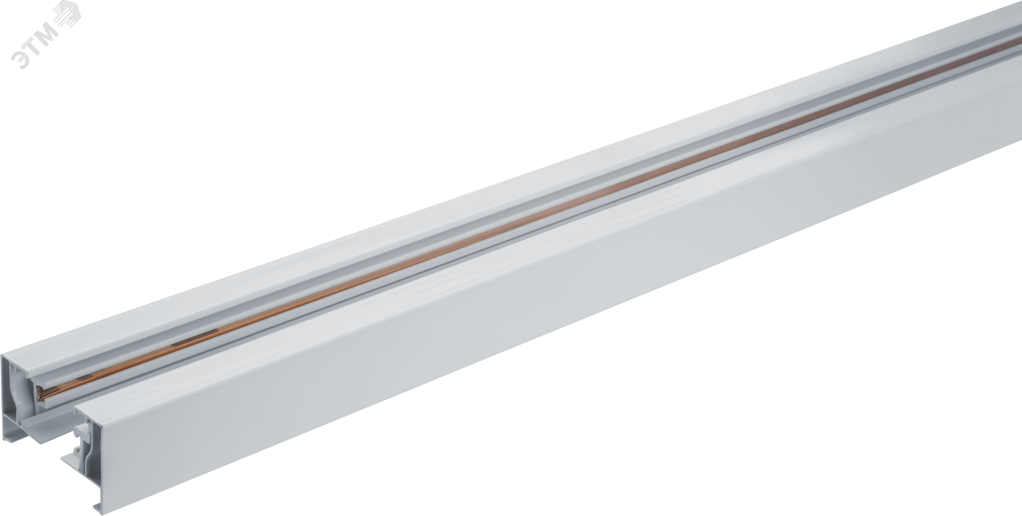 Купить Шинопровод однофазный NLT-B-1L-AS1-WH-200 с вводом питания и заглушкой белый 2м в Казани Шинопровод однофазный NLT-B-1L-AS1-WH-200 с вводом питания и заглушкой белый 2м