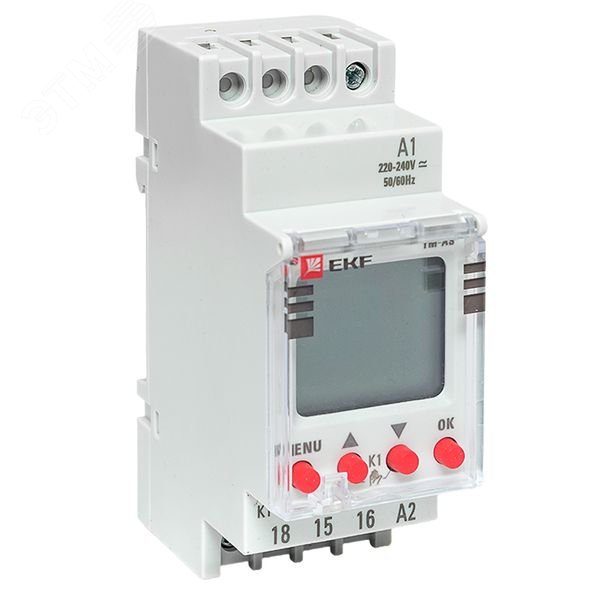 Купить Таймер электронный астрономический одноканальный TM-AS EKF в Казани Таймер электронный астрономический одноканальный TM-AS EKF