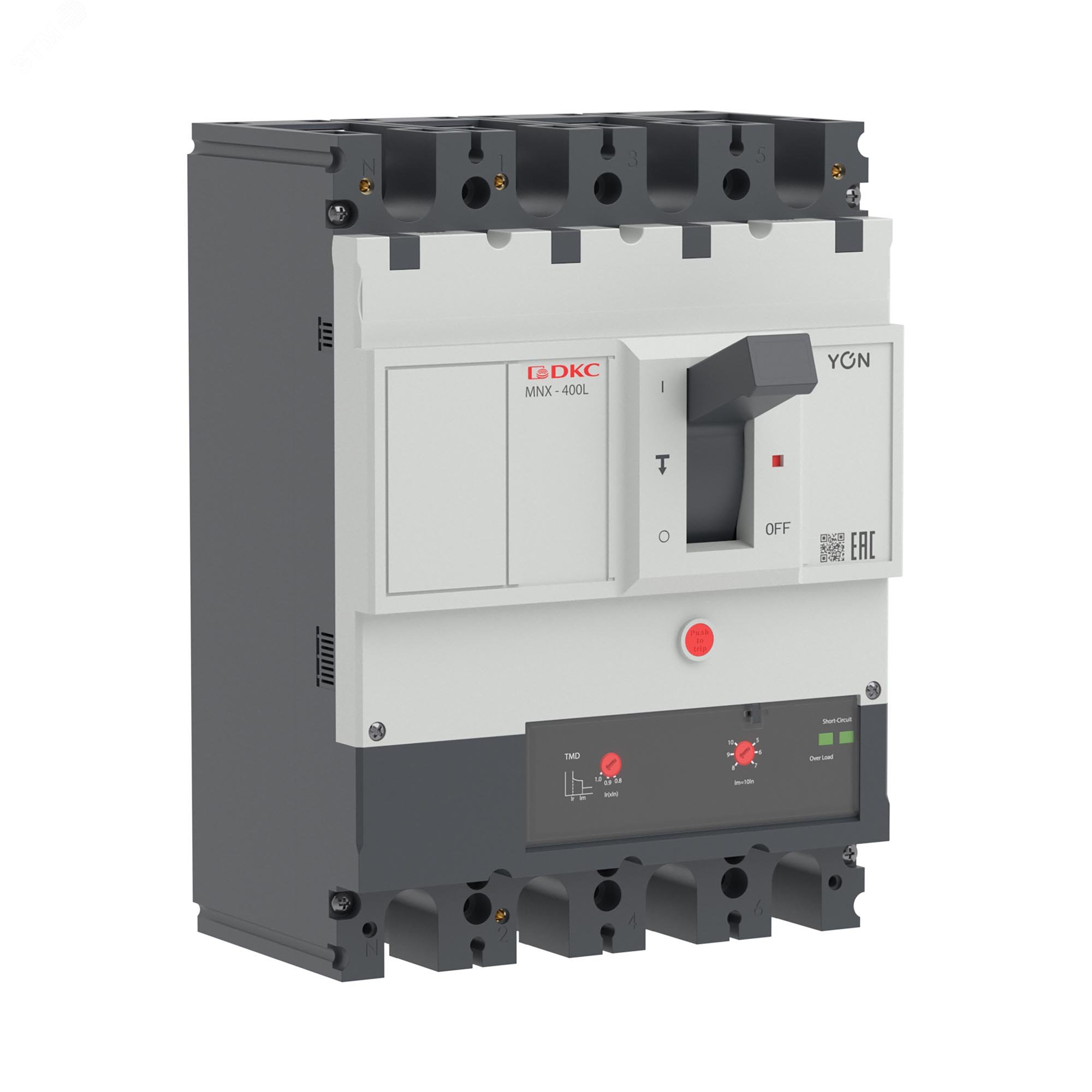 Купить Выключатель автоматический YON pro MNX400L 3N 320 A 70 kA при AC415V расцепитель TMD в Казани Выключатель автоматический YON pro MNX400L 3N 320 A 70 kA при AC415V расцепитель TMD