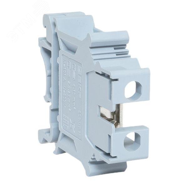 Купить Клемма проходная винтовая UT 16 мм2 серая EKF в Казани Клемма проходная винтовая UT 16 мм2 серая EKF