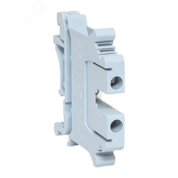 Купить Клемма проходная винтовая UT 4 мм2 серая EKF в Казани Клемма проходная винтовая UT 4 мм2 серая EKF