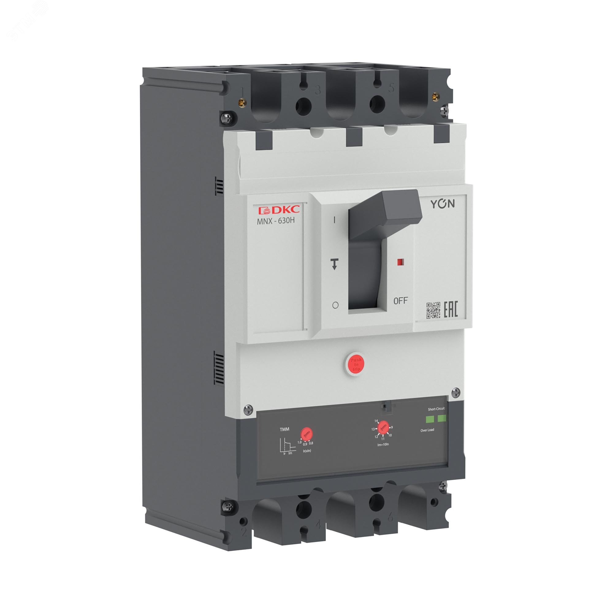 Купить Выключатель автоматический YON pro MNX630H 3P 630 A 150 kA при AC415V расцепитель TMM в Казани Выключатель автоматический YON pro MNX630H 3P 630 A 150 kA при AC415V расцепитель TMM