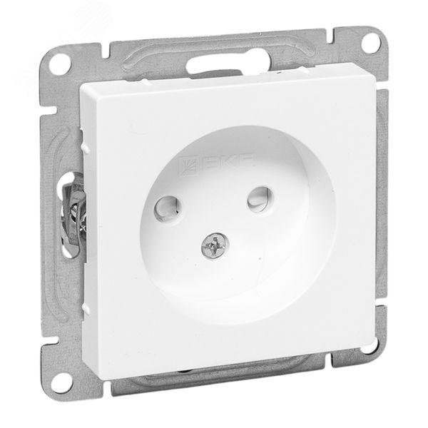 Купить Эпика Механизм розетки 16А без заземления со шторками белый EKF в Казани Эпика Механизм розетки 16А без заземления со шторками белый EKF