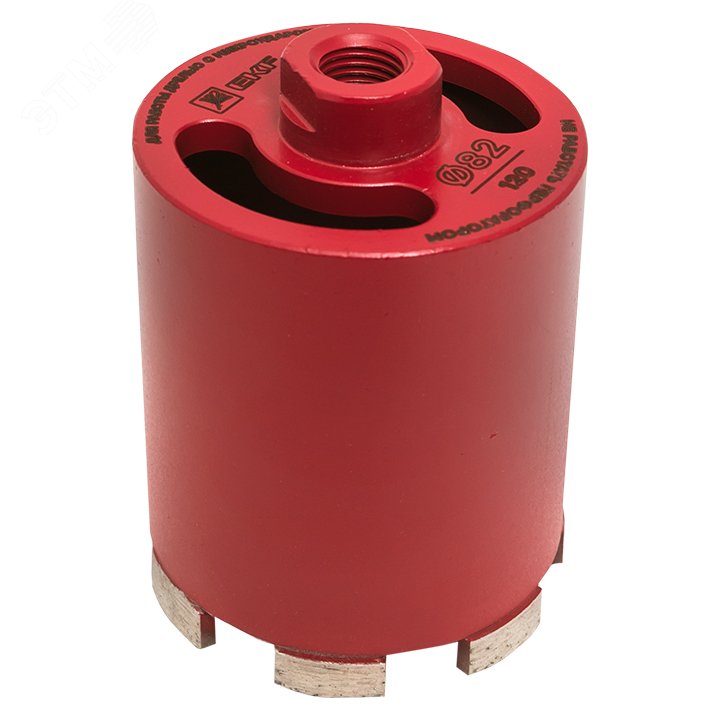 Купить Коронка алмазная (верхнее пылеудаление) DCH-82/120MHS (120мм) Micro Hit Laser M16 Professional в Казани Коронка алмазная (верхнее пылеудаление) DCH-82/120MHS (120мм) Micro Hit Laser M16 Professional