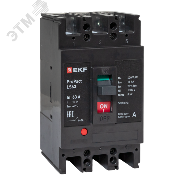 Купить LS63 15кА 3P 63А ProPact EKF в Казани LS63 15кА 3P 63А ProPact EKF