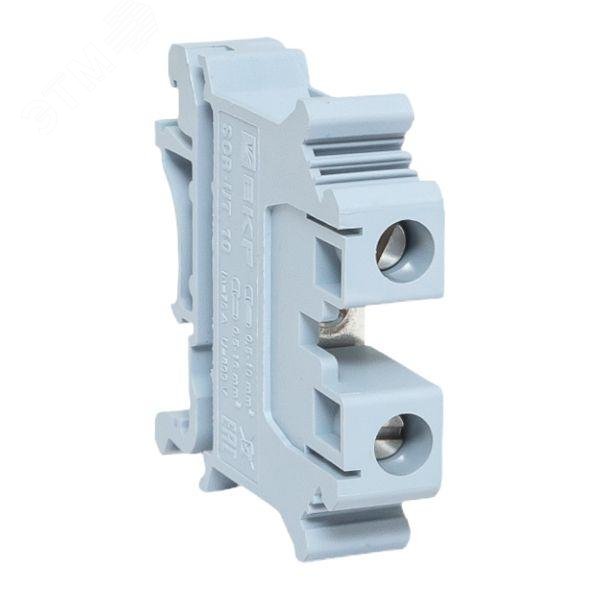 Купить Клемма проходная винтовая UT 10 мм2 серая EKF в Казани Клемма проходная винтовая UT 10 мм2 серая EKF