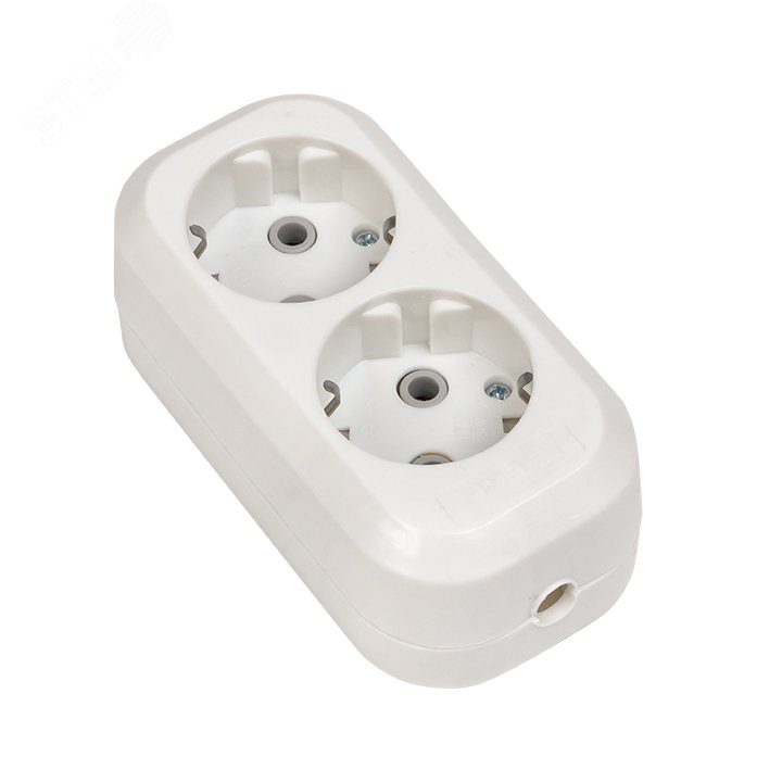 Купить Колодка 2 гнезда c заземлением 16А Эксперт в Казани Колодка 2 гнезда c заземлением 16А Эксперт