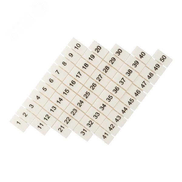 Купить Маркеры для UT/ST/Push-in 6 с нумерацией 1-50 (100 шт.) EKF в Казани Маркеры для UT/ST/Push-in 6 с нумерацией 1-50 (100 шт.) EKF