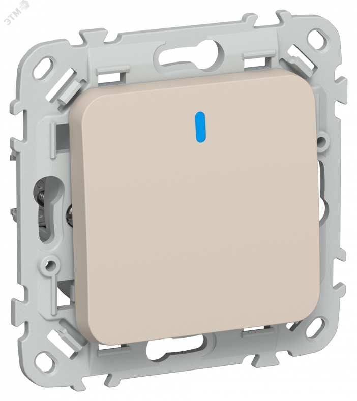 Купить FLITE Выключатель 1-клавишный проходной с индикацией 10А ВС61-1-1-ФлЛ льняной IEK в Казани FLITE Выключатель 1-клавишный проходной с индикацией 10А ВС61-1-1-ФлЛ льняной IEK