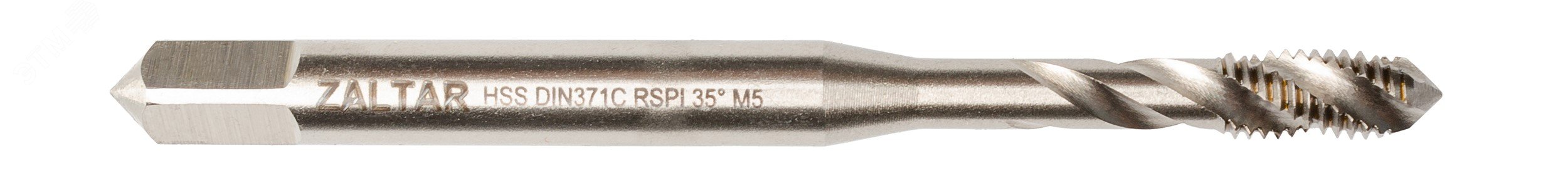 Купить Метчик машинный HSS, DIN 371, 35 градусов RSP, M5 x 0,8 в Казани Метчик машинный HSS, DIN 371, 35 градусов RSP, M5 x 0,8