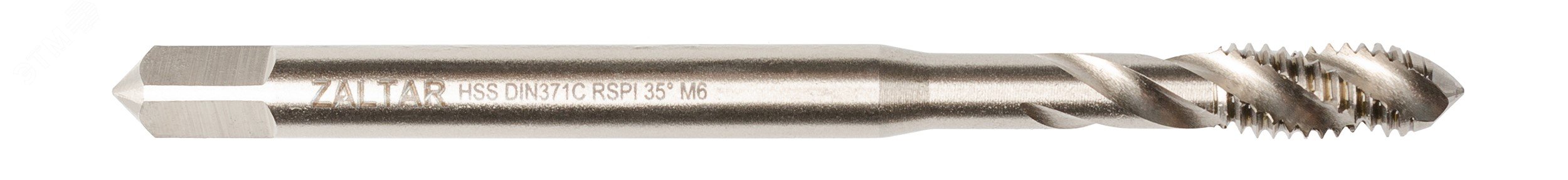 Купить Метчик машинный HSS, DIN 371, 35 градусов RSP, M6 x 1,0 в Казани Метчик машинный HSS, DIN 371, 35 градусов RSP, M6 x 1,0