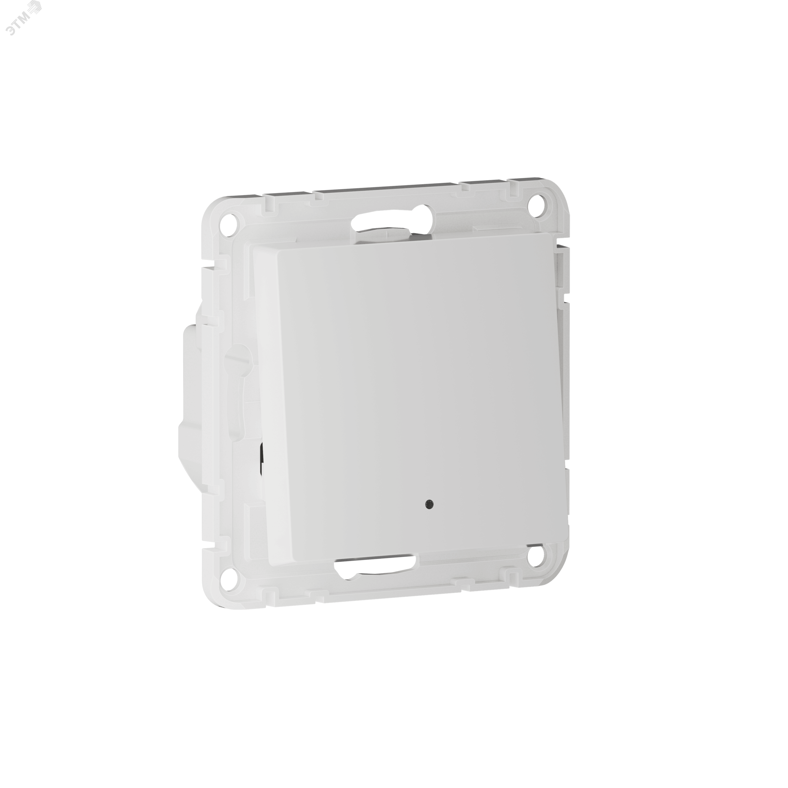 ATLASDESIGN SMART ВЫКЛЮЧАТЕЛЬ 1-клавишный с опциональной нейтралью., Zigbee, сх.1, L(N), 10А, мех., БЕЛЫЙ