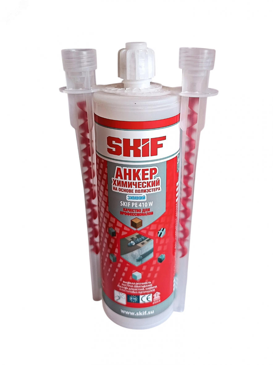 Анкер химический на основе  полиэстера Зимний SKIF PE 410 W