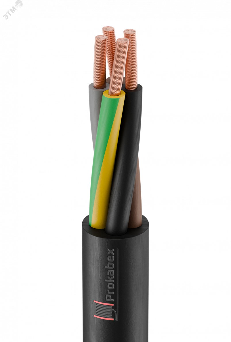 Кабель силовой КГТП-ХЛ 3х35+1х10(PE) 380/660 -2ТРТС